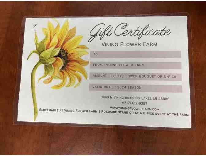 Family Game Night Basket + Vining Flower Farm Gift Certificate