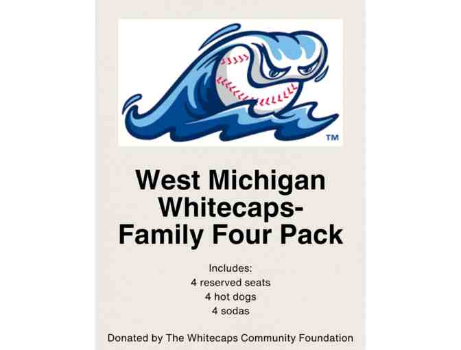 West Michigan Whitecaps Baseball Family Four Pack - Photo 1