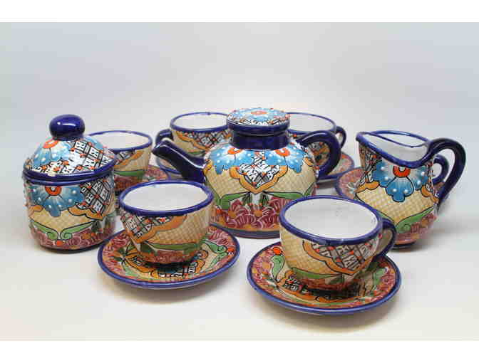 Mexican Talavera  Tea Set