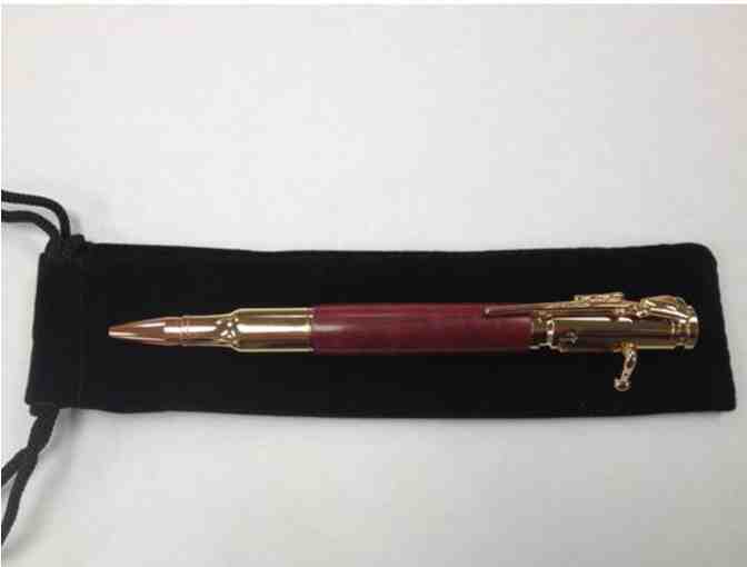 Hand-Turned, Handmade Wooden Pen With Bullet Point