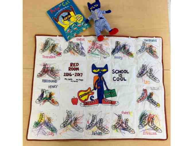 76 Red 2 PM - Pete the Cat Quilt, Book and Plush