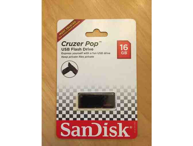 SanDisk Cruzer Pop USB Flash Drive - 16GB