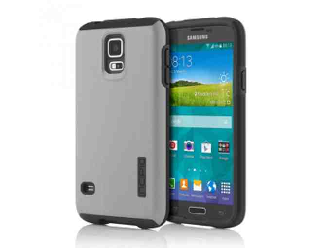 Incipio DualPro Shine Case for Samsung Galaxy S 5 - Silver/Gray