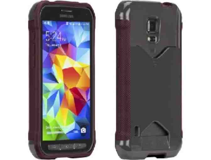 CaseMate Gray/Red POP! ID Case-Samsung Galaxy S 5 Active