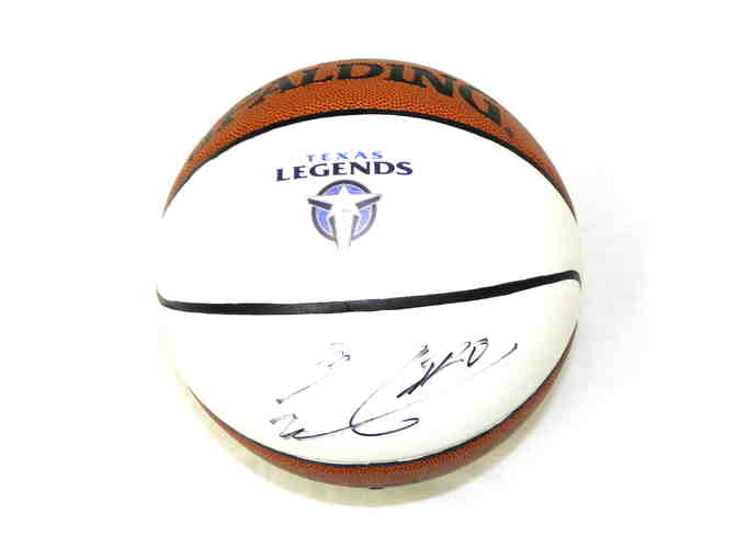 Texas Legends' Yuki Togashi Autographed Basketball