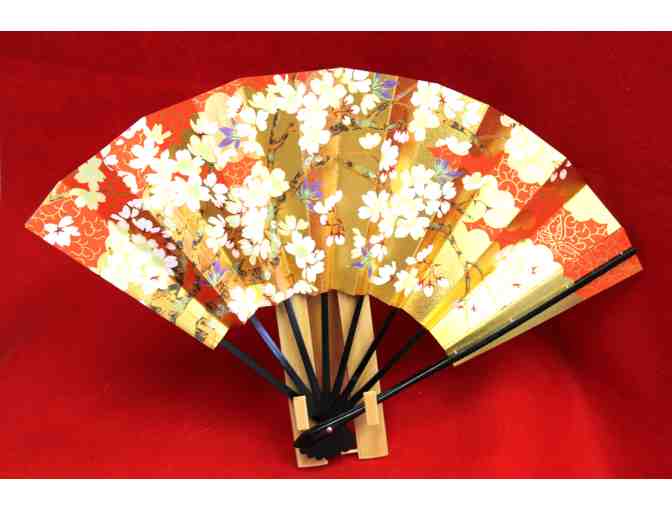 Decorative Fan with Stand