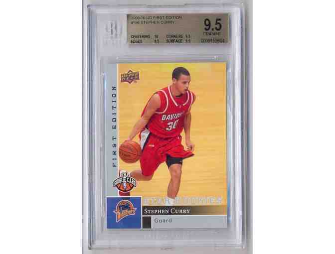 STEPHEN CURRY 2009-10 upper deck first edition rookie BGS 9.5