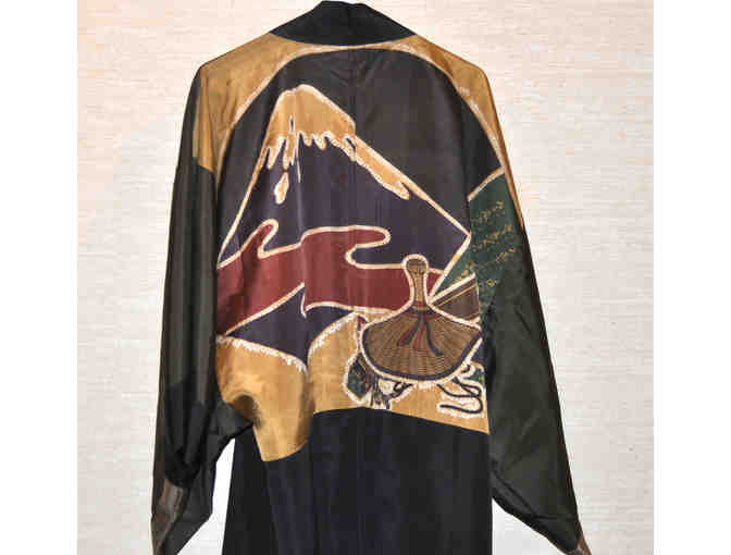 Silk Mountain Kimono Haori (overcoat) - reversible
