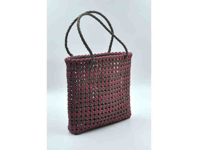 Japanese Hand-woven purse by the women of  AAR, Fukushima Japan - Colors of Autumn