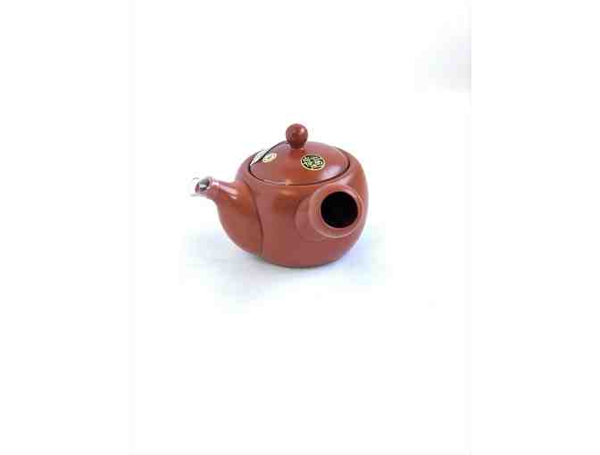 Japanese Ceramic Burnt Red Teapot