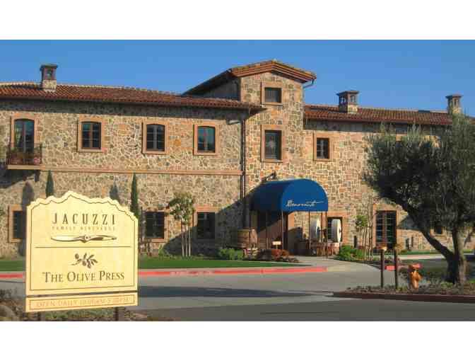 Jacuzzi Family Vineyards & The Olive Press - VIP Tour + Tasting for 4