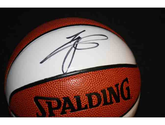 Mini Autographed Larry Bird Basketball