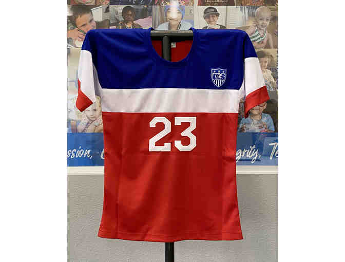 Christen Press Autographed 2015 USA Womens Soccer Jersey