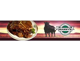 Manny's Steakhouse $250 Gift Certificate