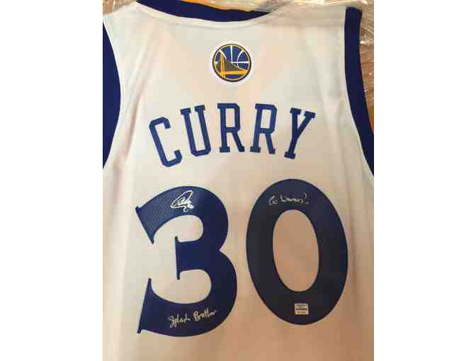 Signed Stephen Curry Jersey - Warriors Basketball