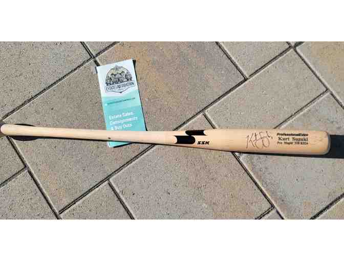 Kurt Suzuki Autographed Baseball Bat