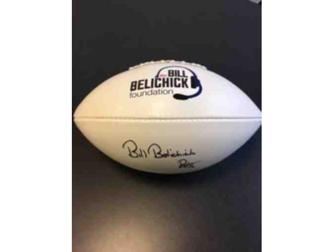 Own a Piece of the Legacy: Bill Belichick Foundation's BBF Huddle Autographed Football