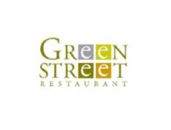 One $40 gift certificate to Green Street Restaurant