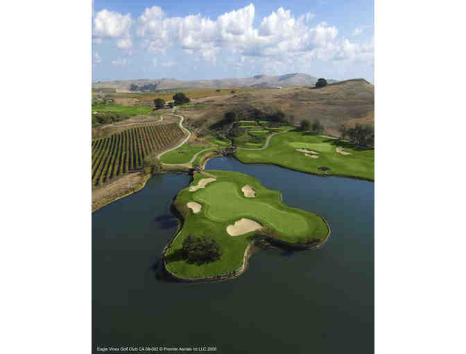 Foursome of Golf with cart at Eagle Vines Country Club