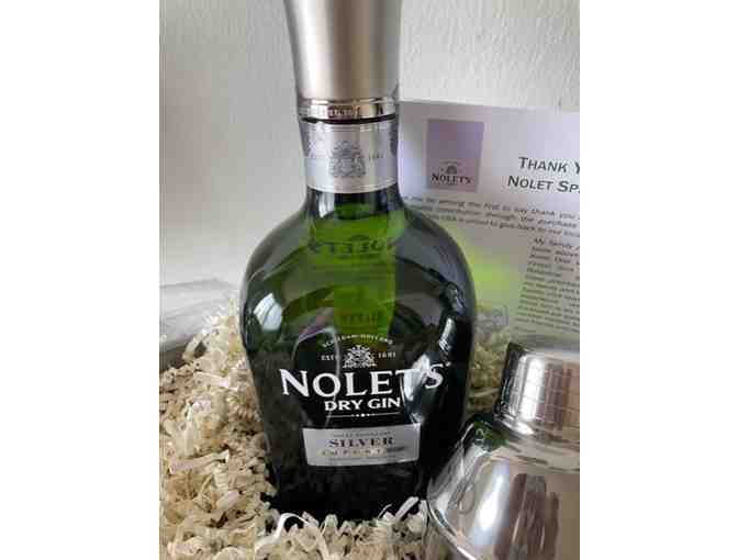 Signed Nolet Silver Gin and Kettle One Vodka Gift Basket