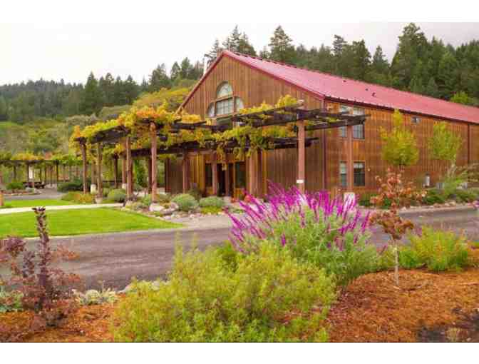 Two bottles of Meyer Family Cellars Mendocino County (Syrah & Pinot Noir)