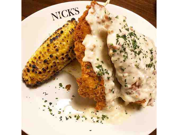 $100 Gift Certificate to ANY Nick's Restaurant Location