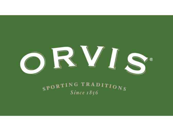 Orvis ComfortFill-Eco Wraparound Dog Bed with Fleece in Basil (Large)