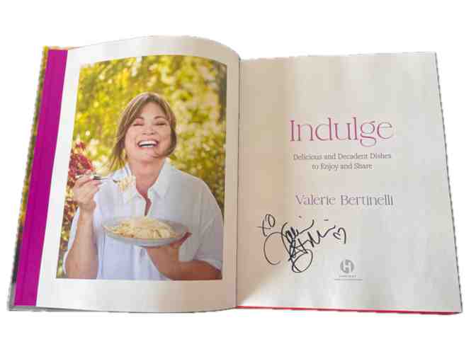 Autographed Valerie Bertinelli Cookbook- Indulge