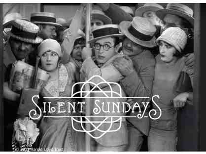 2 tickets to Silent Sundays Film at San Gabriel Mission Playhouse