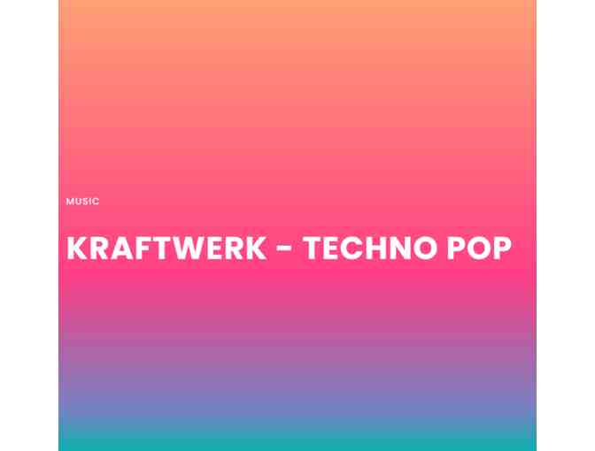 2 Tickets to Kraftwerk Techno Pop with LA Phil on Sunday, May 26th - Photo 2