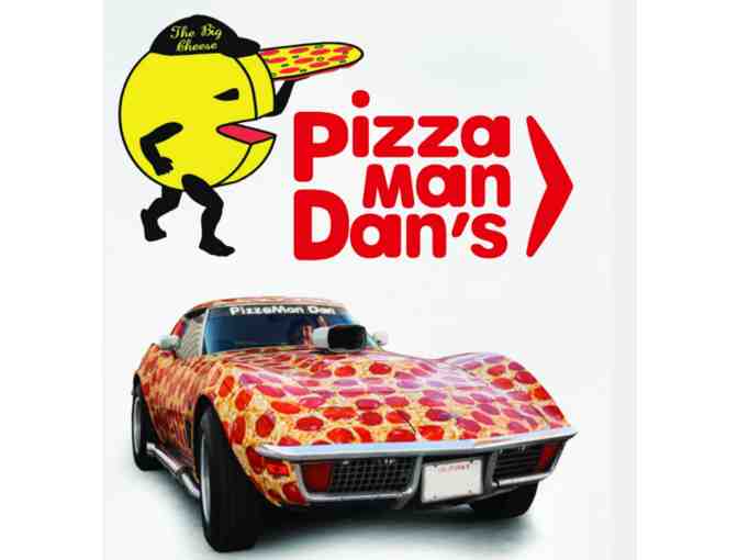 Gift Certificate for 2 Large Cheese Pizzas at Pizza Man Dan's