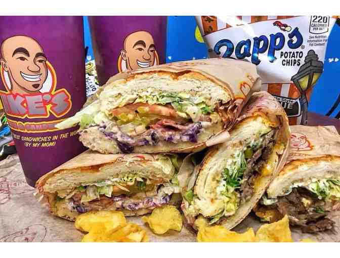 (6) Free Sandwich Certificates to Ike's Love and Sandwiches