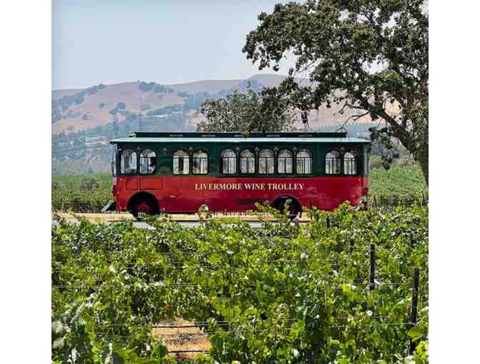 $100 Gift Certificate to Sunday Sip & Savor Wine Pairing Tour at Livermore Wine Trolley