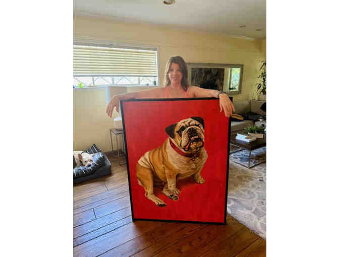 'Bulldog Majesty' - Original Oil Painting by Tobias Keene