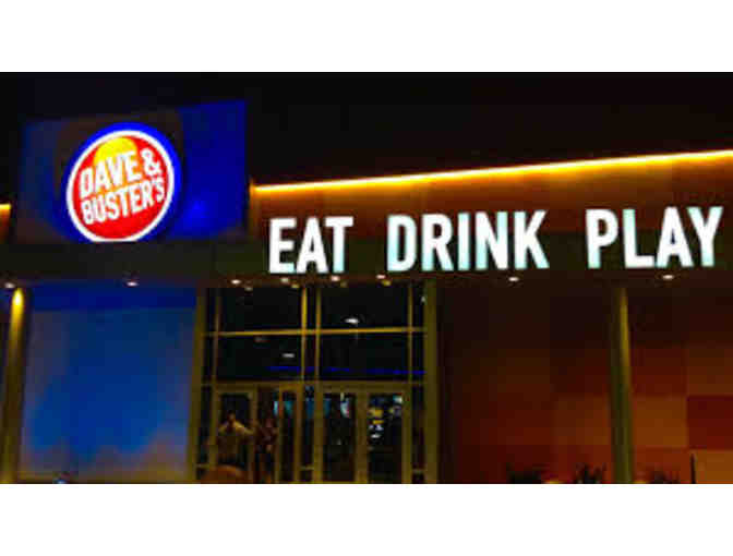 $100 in Dave and Buster's Power Cards for use at ANY location Plus Swag