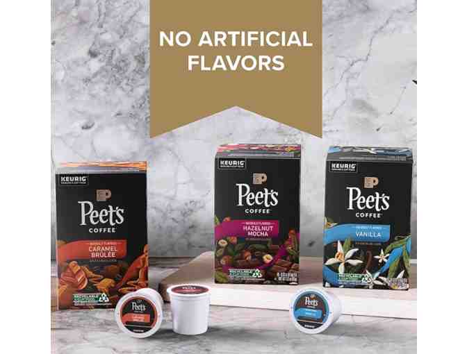 Bulk Lot 5: 7 Boxes of Peet's French Vanilla K-Cup Pods- 4 Smaller Boxes Per Case