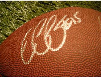 Michigan quarterback football autographed by Henne, Henson, Grbac & Wangler