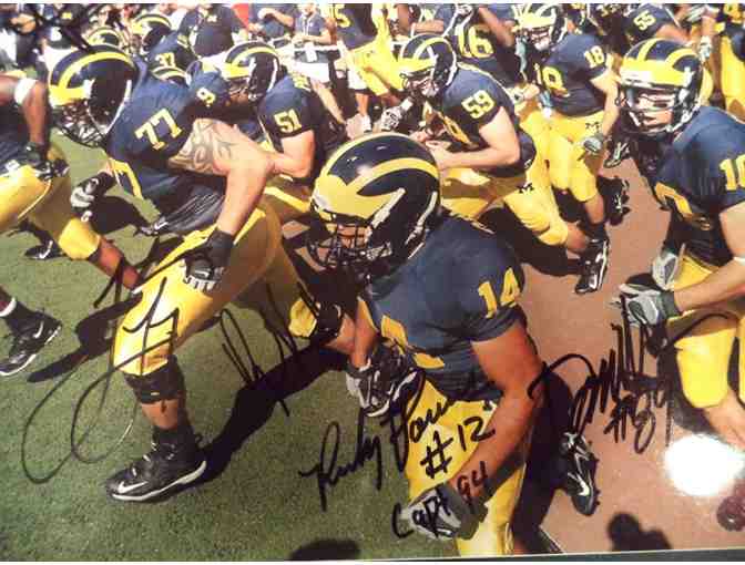 Jake Long, Jim Brandstatter, Erick Anderson and more. Oversized Michigan photograph