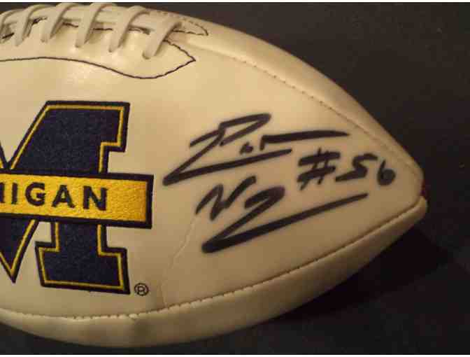 LaMarr Woodley autographed Michigan football