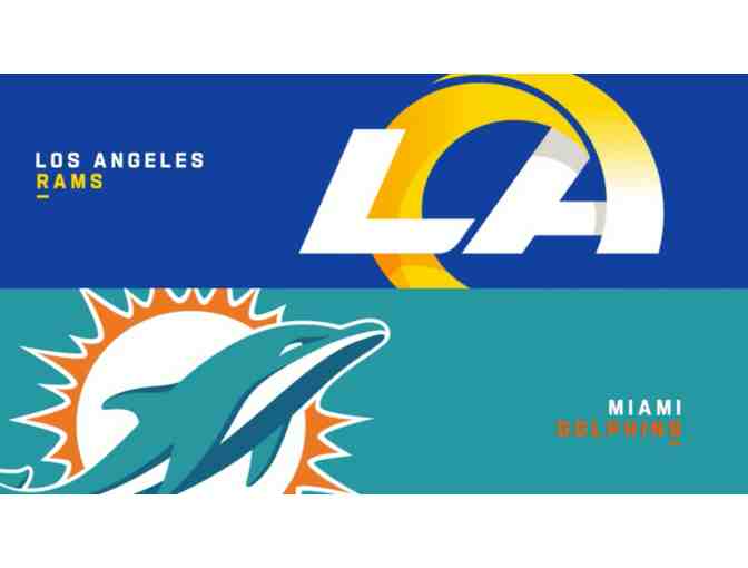 Score Big with 4 VIP Monday Night Football Tickets - Miami Dolphins vs. Los Angeles Rams! - Photo 1