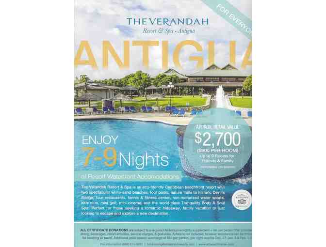 BID ON ANTIGUA ' THE VERANDAH'