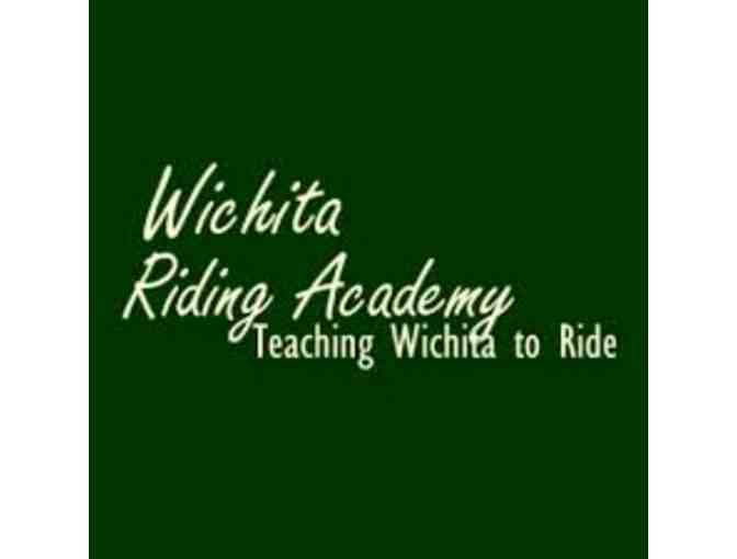 #1 - Gift Certificate for one 30 minute private lesson at the Wichita Riding Academy!