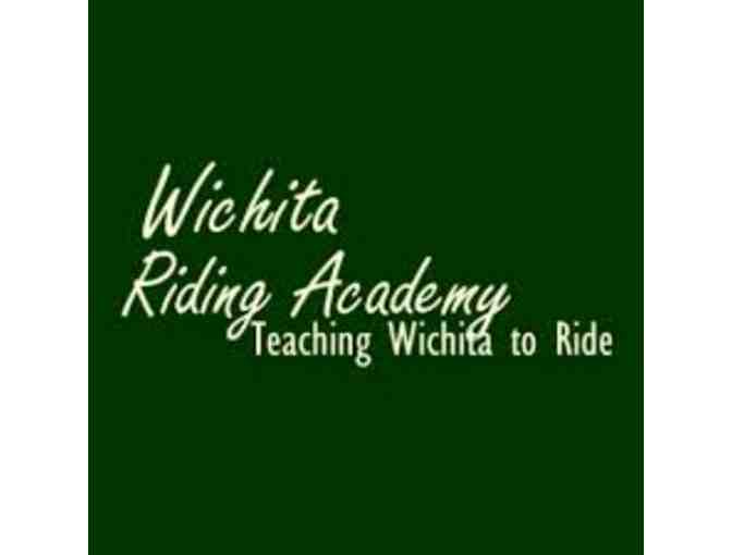 #3 - Gift Certificate for one 30 minute private lesson at the Wichita Riding Academy!