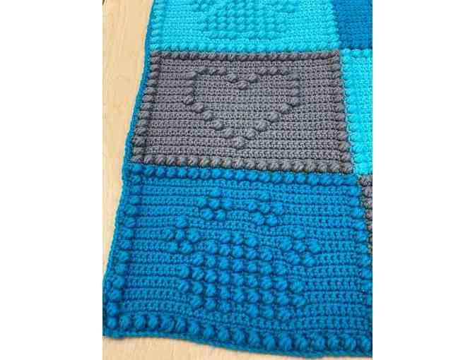 Hand-made Crocheted 'Who Rescued Who' Blanket