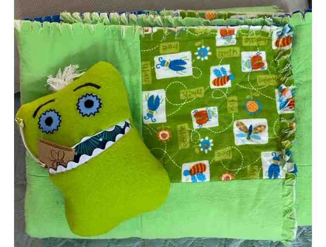 Handmade Quilt with Tooth Fairy Pillow