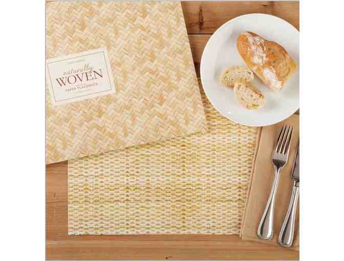 Hostess GIft Set: Placemats, Wood Servers and Hors D'oeuvres Picks