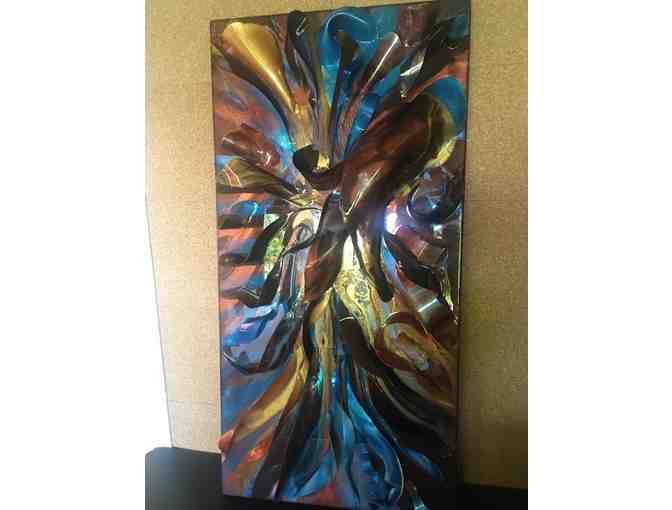 'Celebration of Life' - Resin and Paint on Canvas