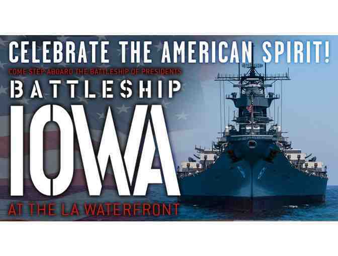 Battleship Iowa, San Pedro: Four (4) Admission Tickets