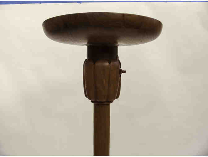 Handcrafted Teak Torchiere Lamp