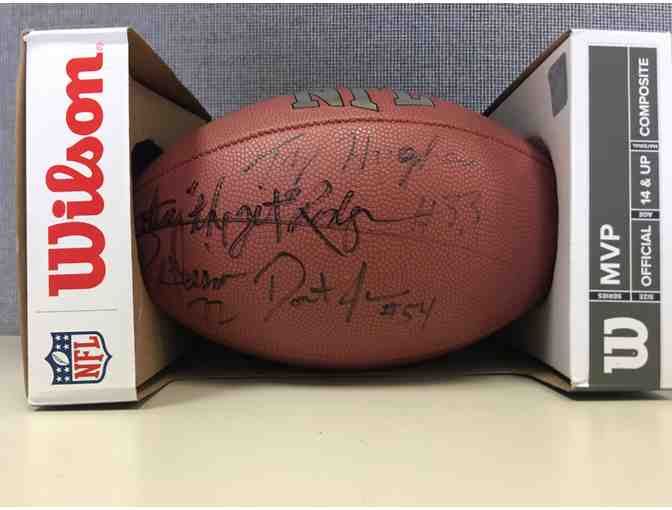 Autographed Football-Johnny (heisman trophy winner) Rodgers, Ty Hughes, and more.